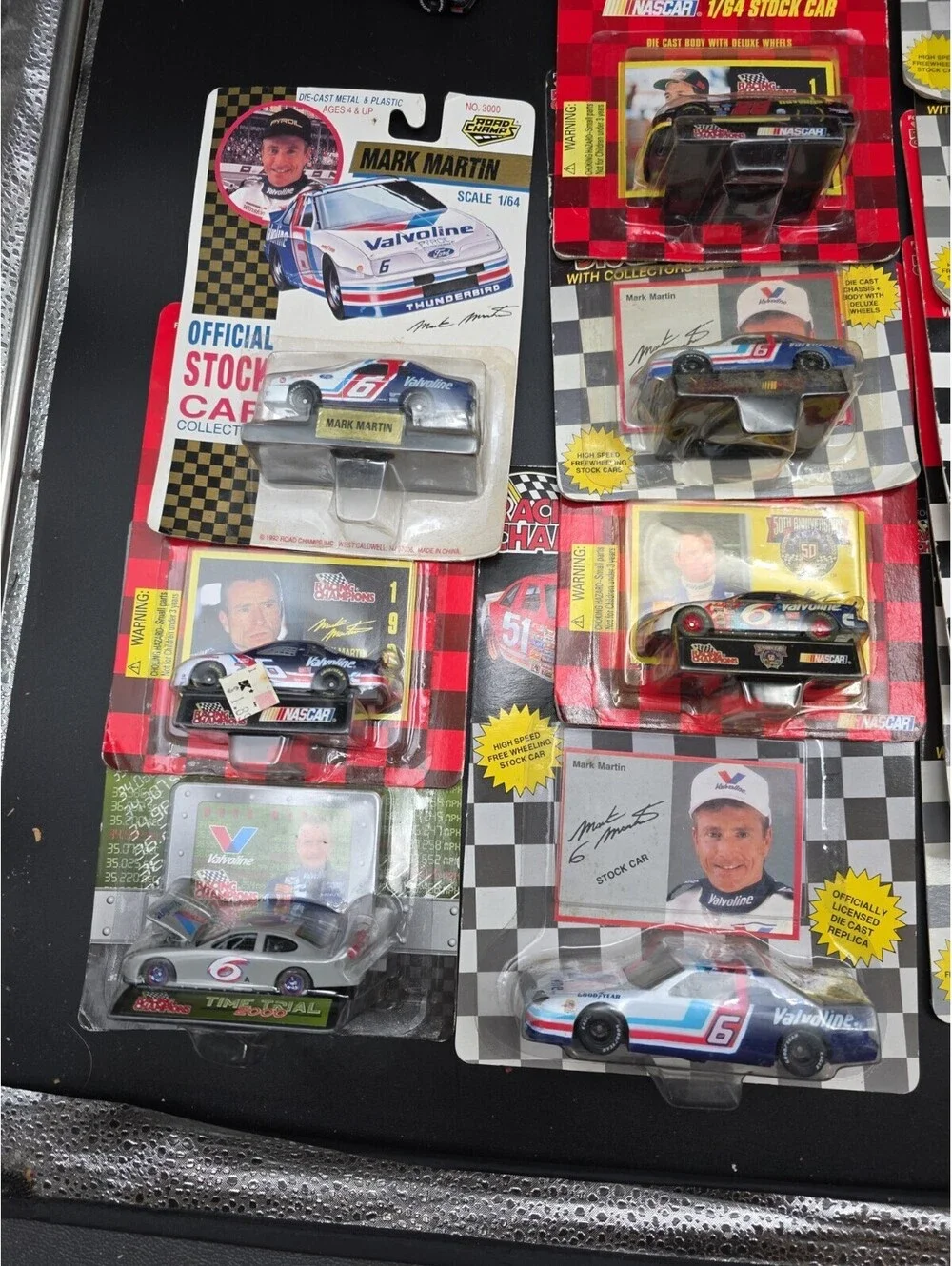 Nascar Diecast 1:64 Lot of 30 Cars Mark Martin Richard Petty Ernie Irvin Dale